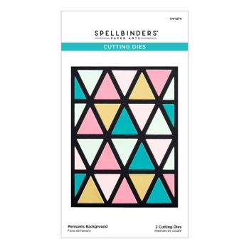 Spellbinders - Stanzschablone "Pennants Background" Dies