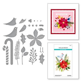 Spellbinders - Stanzschablone "Christmas Bird Poinsettia" Dies