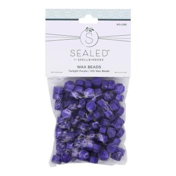 Spellbinders - Wachsperlen "Twilight Purple" Wax Beads