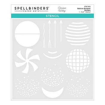 Spellbinders - Schablone "Balloon Bouquet Designs" Stencil