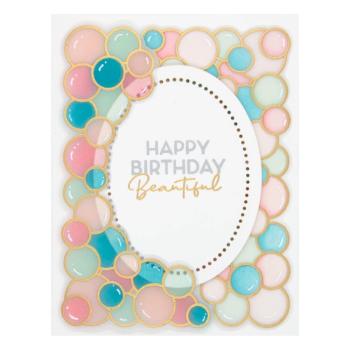 Spellbinders - Schablone "Balloon Garland & Sentiments" Stencil