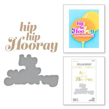 Spellbinders - Glimmer Hot Foil Plate & Dies "Glimmering Hooray"