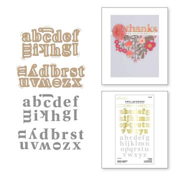 Spellbinders - Glimmer Hot Foil Plate & Dies "Alphabet"