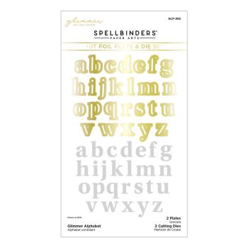 Spellbinders - Glimmer Hot Foil Plate & Dies "Alphabet"