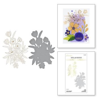 Spellbinders - Glimmer Hot Foil Plate & Dies "Bouquet"