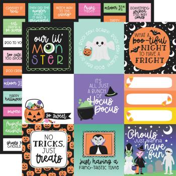 Echo Park - Designpapier "Monster Mash" Collection Kit 12x12 Inch - 12 Bogen