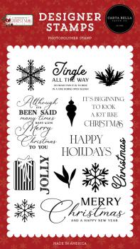 Carta Bella - Stempelset "A Lot Like Christmas" Clear Stamps