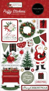 Carta Bella  - Aufkleber "A Wonderful Christmas" Puffy Stickers