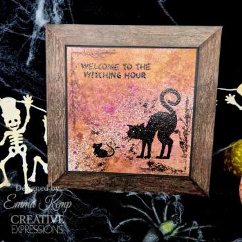 Woodware - Stempelset "Spell Time" Clear Stamps Design by Francoise Read