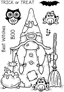 Woodware - Stempelset "Witchy Woo" Clear Stamps Design by Francoise Read