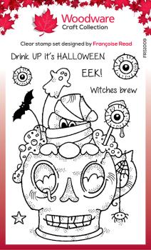 Woodware - Stempelset "Spooky Cup" Clear Stamps Design by Francoise Read