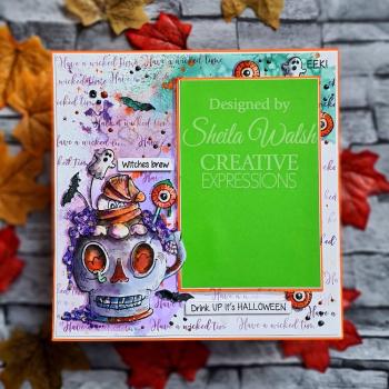 Woodware - Stempelset "Spooky Cup" Clear Stamps Design by Francoise Read