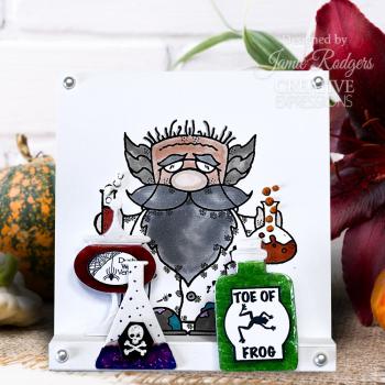 Woodware - Stempelset "Professor Gnome" Clear Stamps Design by Francoise Read