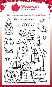 Woodware - Stempelset "Pumpkin House" Clear Stamps Design by Francoise Read