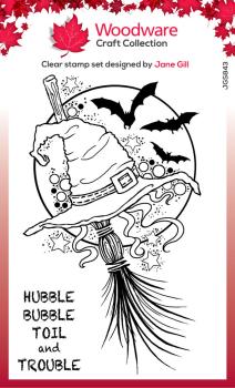 Woodware - Stempelset "Witches Hat" Clear Stamps Design by Jane Gill