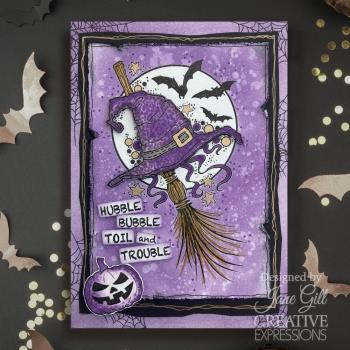 Woodware - Stempelset "Witches Hat" Clear Stamps Design by Jane Gill