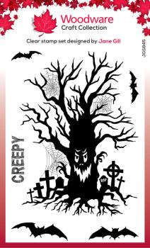 Woodware - Stempelset "Haunted Tree" Clear Stamps Design by Jane Gill