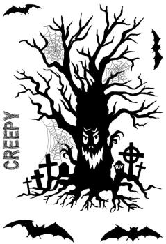 Woodware - Stempelset "Haunted Tree" Clear Stamps Design by Jane Gill