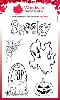 Woodware - Stempelset "Spooky Goings On" Clear Stamps Design by Jane Gill