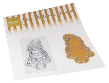 Marianne Design - Stempel & Stanzschbalone "Mrs. Autumn Gnome" Clear Stamps & Dies