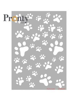 Pronty Crafts - Schablone A5 "Purrrfect Paws" Stencil 