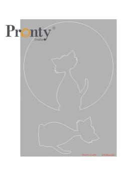 Pronty Crafts - Schablone A5 "Purrrfect Silhouette" Stencil 