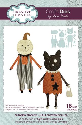 Creative Expressions - Stanzschablone "Halloween Dolls" Craft Dies Design by Sam Poole
