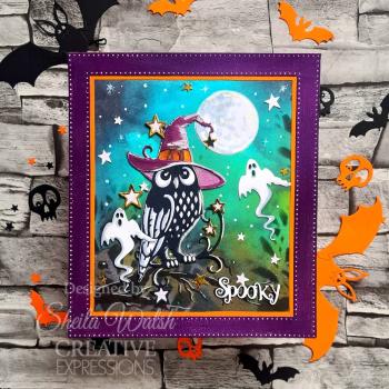 Creative Expressions - Stanzschablone "Cut & Lift Midnight Owl" Craft Dies Design by Cathie Shuttleworth