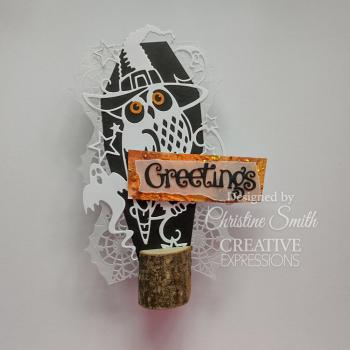 Creative Expressions - Stanzschablone "Cut & Lift Midnight Owl" Craft Dies Design by Cathie Shuttleworth