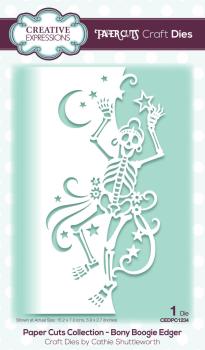 Creative Expressions - Stanzschablone "Cut & Lift Bony Boogie Edger" Craft Dies Design by Cathie Shuttleworth