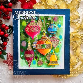 Creative Expressions - Stanzschablone "Bauble Bliss" Craft Dies Design by Cathie Shuttleworth