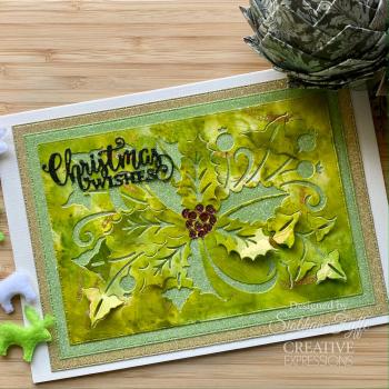 Creative Expressions - Stanzschablone "Holly Berries" Craft Dies Design by Cathie Shuttleworth