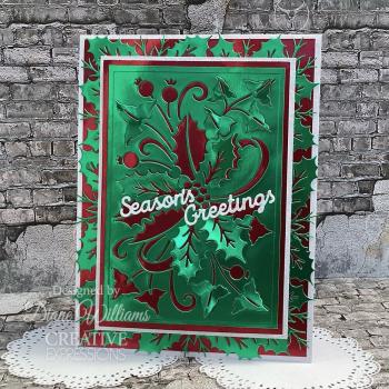 Creative Expressions - Stanzschablone "Holly Berries" Craft Dies Design by Cathie Shuttleworth