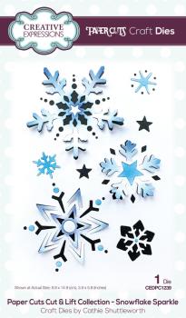 Creative Expressions - Stanzschablone "Snowflake Sparkle" Craft Dies Design by Cathie Shuttleworth