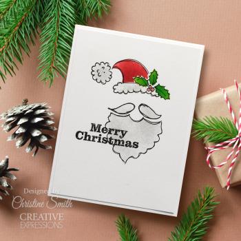 Creative Expressions - Stanzschablone "Jolly Santa" Craft Dies Design by Cathie Shuttleworth