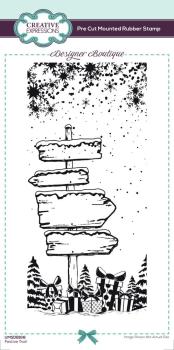 Creative Expressions - Gummistempel "Festive Trail" Rubber Stamp