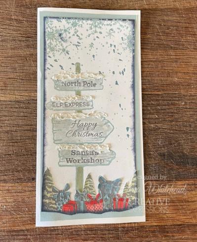 Creative Expressions - Gummistempel "Festive Trail" Rubber Stamp