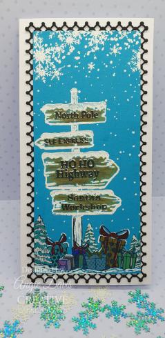 Creative Expressions - Gummistempel "Festive Trail" Rubber Stamp