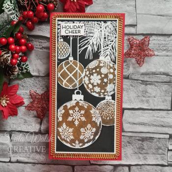 Creative Expressions - Gummistempel "Bauble Bough" Rubber Stamp