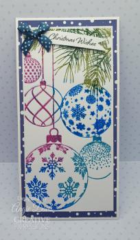 Creative Expressions - Gummistempel "Bauble Bough" Rubber Stamp