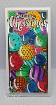 Creative Expressions - Gummistempel "Bauble Wonderland" Rubber Stamp