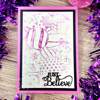 Creative Expressions - Gummistempel "Bauble Wonderland" Rubber Stamp