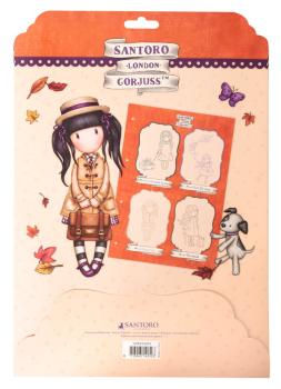 Studio Light Gorjuss - Pocket Sheet for Cling Stamps no. 9-12