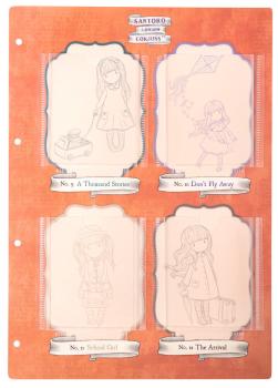 Studio Light Gorjuss - Pocket Sheet for Cling Stamps no. 9-12