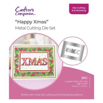 Gemini - Stanzschablone "Happy Xmas" Frames & Sentiments Dies