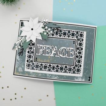 Gemini - Stanzschablone "Peace at Christmas " Frames & Sentiments Dies