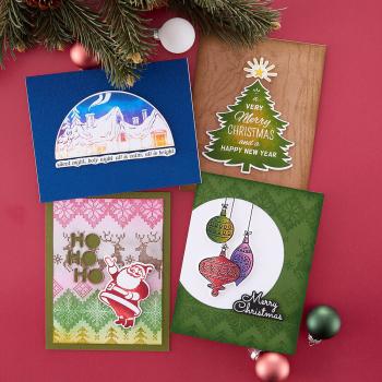 Spellbinders - Stanzschablone "Retro Holiday" Dies