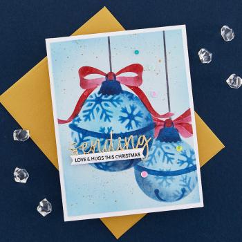 Spellbinders - Schablone "Snowflake Ornaments" Layered Stencil