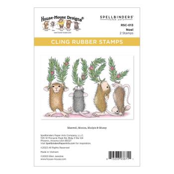 Spellbinders - Gummistempel Set "Noel" Cling Stamp