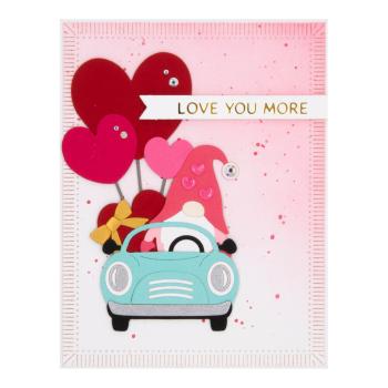 Spellbinders - Stanzschablone "Gnome Drive Hearts for You" Dies